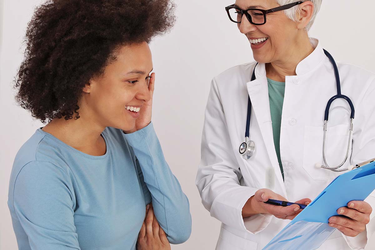 women at the doctors